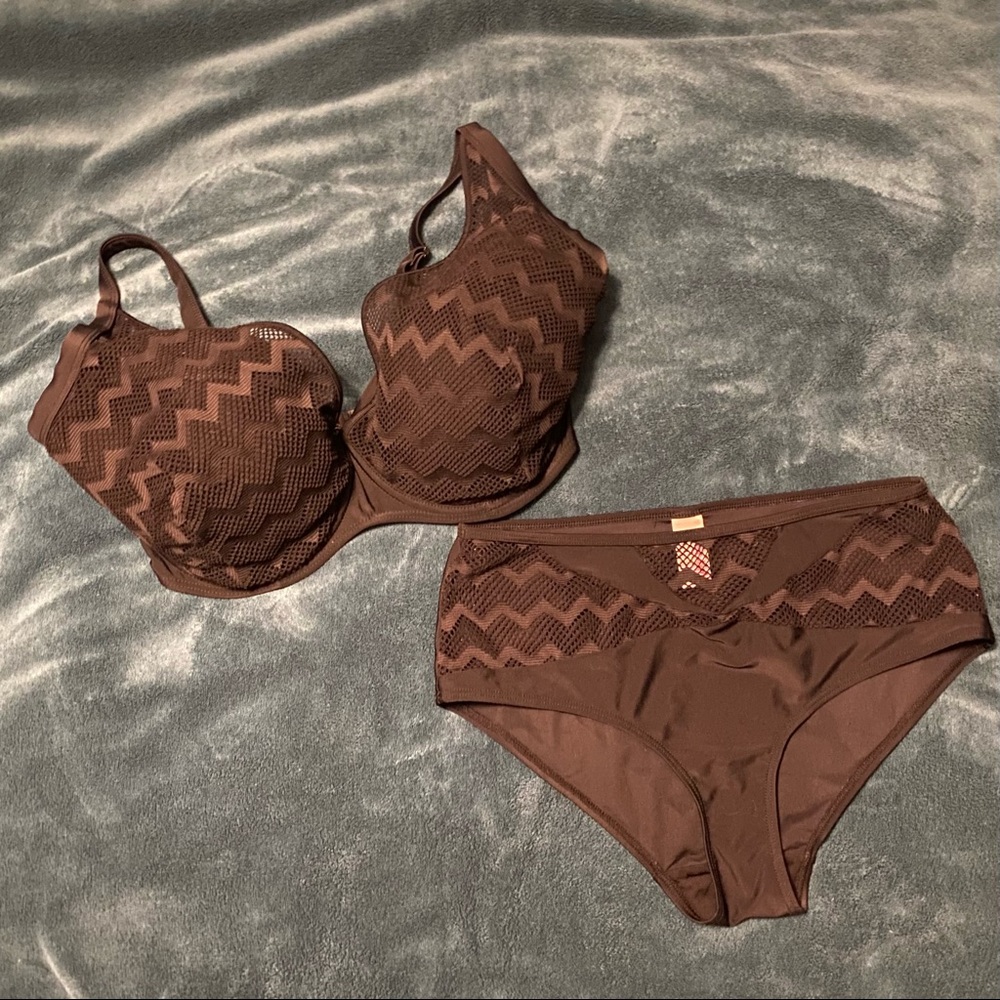 CURVY KATE SWIM Hi Voltage High Waist Brief Bottom